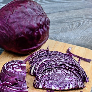 Frischer Rotkohl