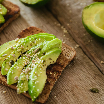 Avocado auf Brot